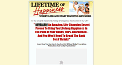 Desktop Screenshot of lifetimeofhappiness.com